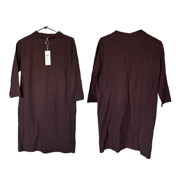 Eileen Fisher NWT Funnel Neck Dress - Picture 5 of 6
